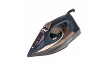 Camry Steam Iron CR 5036 3400 W, Water tank capacity 360 ml, Continuous steam 50 g/min, Black/Gold