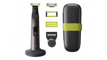 Philips OneBlade Pro 360 Shaver, Face & Body QP6651/61 Operating time (max) 120 min, Wet & Dry, Lithium Ion, Black/Green