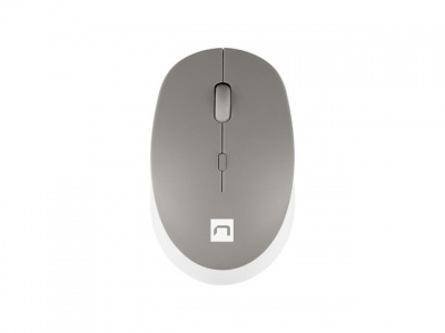 Natec Mouse Harrier 2 	Wireless, White/Grey, Bluetooth