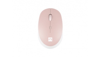 Natec Mouse Harrier 2 Wireless, White/Pink, Bluetooth