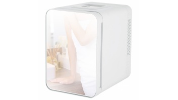 Adler Mini refrigerator with mirror AD 8085 Free standing, Larder, Height 27 cm, Fridge net capacity 4 L, White