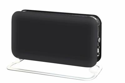 Mill CO1200WIFI3BLACK GEN3 Convection Heater, 1200W, Steel fronts, LED display, Black