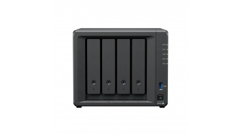 Synology Tower NAS 	DS423+ J4125, Processor frequency 2.7 GHz, 2 GB, DDR4, RAID 0,1,5,6,10,Hybrid, 2x1GbE/2xUSB3.2, System Fan: 92 mm x 92 mm x 2 pcs