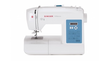 Singer Sewing Machine 6160 Brilliance Number of stitches 60, Number of buttonholes 6, White