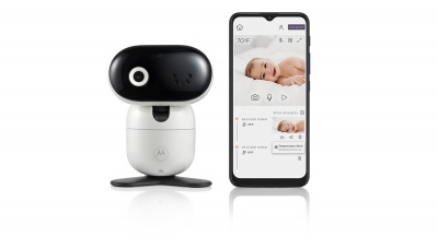 Motorola Wi-Fi HD Motorized Video Baby Camera PIP1010 White/Black