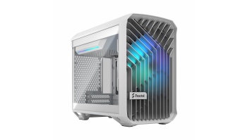 Fractal Design Torrent Nano RGB White TG clear tint Side window,  White TG clear tint, Power supply included No