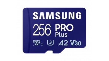 Samsung microSD Card Pro Plus 256 GB, MicroSDXC, Flash memory class 10