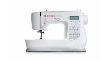 Singer Sewing Machine C5955 Number of stitches 417, Number of buttonholes 8, White