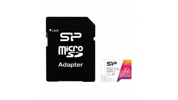 Silicon Power microSDHC UHS-I Memory Card Elite 32 GB, microSDHC/SDXC, Flash memory class 10