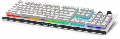 Dell Alienware Tri-Mode AW920K Wireless Gaming Keyboard, RGB LED light, US, Wireless, Lunar Light, Bluetooth, Numeric keypad, CHERRY MX Red