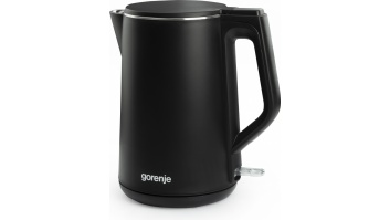 Gorenje Kettle K15DWBK Electric, 2200 W, 1.5 L, Stainless steel, 360° rotational base, Black