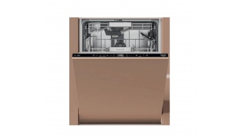 Hotpoint trauku mazgājamā mašīna H8I HT40 L Iebūvējamais platums 60 cm Vietu skaits 14 Programmu skaits 8 Energoefektivitātes klase C Displejs Neattiecas