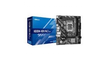 ASRock H610M-HDV/M.2 Processor family Intel, Processor socket LGA1700, DDR4 DIMM, Memory slots 2, Supported hard disk drive interfaces SATA3, M.2, Number of SATA connectors 4, Chipset H610, Micro ATX