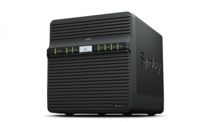 Synology Tower NAS DS423 up to 4 HDD/SSD, Realtek, RTD1619B, Processor frequency 1.7 GHz, 2 GB, DDR4, 2x1GbE, 2xUSB 3.2 Gen 1