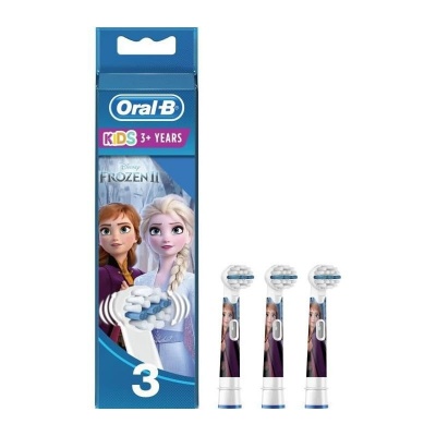 Oral-B Toothbrush Replacement  Refill Frozen Heads, For kids, Number of brush heads included 3, White