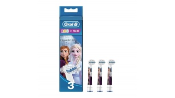 Oral-B Toothbrush Replacement Refill Frozen Heads, For kids, Number of brush heads included 3, White