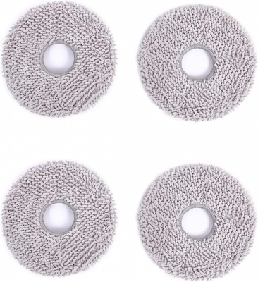 Ecovacs Washable Improved Mopping Pads for OZMO Turbo Mopping Systems of X1 OMNI/X1 TURBO/T10 TURBO/ T20 OMNI D-WP04-0012 4 pc(s)