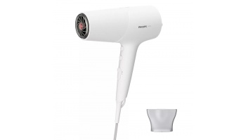 Philips Hair Dryer BHD500/00 2100 W, Number of temperature settings 3, Ionic function, White