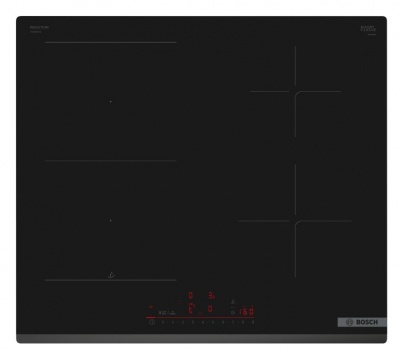 Bosch PVS63KHC1Z Induction Hob, Number of burners/cooking zones 4, Without frame, Width 60 cm, Black