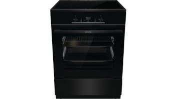 Gorenje GEIT6E62BPG Cooker, Induction hob, Electric oven, Width 60 cm, Black
