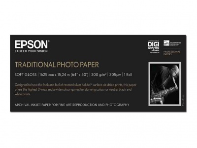 Epson Traditional Photo Paper 300 g/m2 - 64" x 15 m