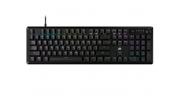 CORSAIR K70 CORE RGB Mechanical Gaming Keyboard, NA Layout, Wired, Black