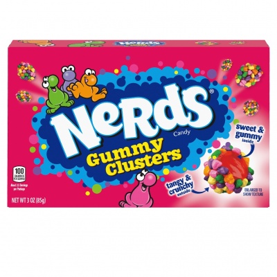 Konfektes NERDS (GUMMY CLUSTERS), 85g