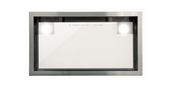 CATA Hood GC DUAL A 75 XGWH Canopy Energy efficiency class A Width 79.2 cm 820 m³/h Touch control LED White glass