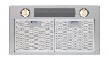 CATA Hood GL 45 X /C Canopy Energy efficiency class A Width 50 cm 820 m³/h Touch EcoLed Stainless steel