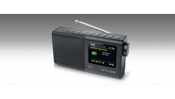 Muse Portable Radio M-117 DB FM, DAB/DAB+ Portable Black AUX in