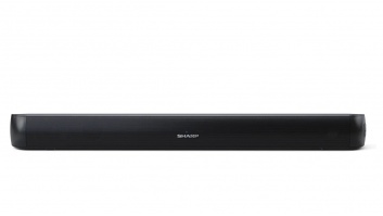 Sharp HT-SB107 2.0 Compact Soundbar for TV up to 32", HDMI ARC/CEC, Aux-in, Optical, Bluetooth, 65cm, Gloss Black Sharp Soundbar Speaker HT-SB107 USB port Bluetooth Wireless connection Gloss Black AUX in