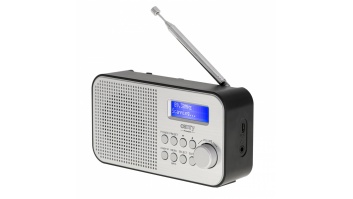 Camry Portable Radio CR 1179 Black/Silver Alarm function