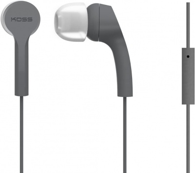 Koss Headphones KEB9iGRY Wired In-ear Microphone Gray