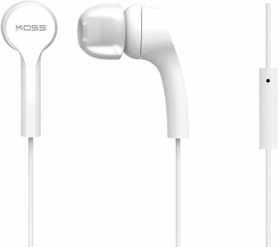 Koss Headphones KEB9iW Wired In-ear Microphone White