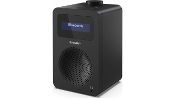 Sharp DR-430(BK) Digital Radio, FM/DAB/DAB+, Bluetooth 5.0, Midnight Black Sharp Digital Radio DR-430(BK) Midnight Black Headphone out Bluetooth FM radio
