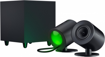 Razer Gaming Speakers with wired subwoofer  Nommo V2 - 2.1  Bluetooth Black