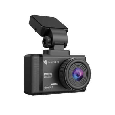 Navitel R500 GPS dashcam with high-quality shooting, digital speedometer, and GPS-informer Navitel