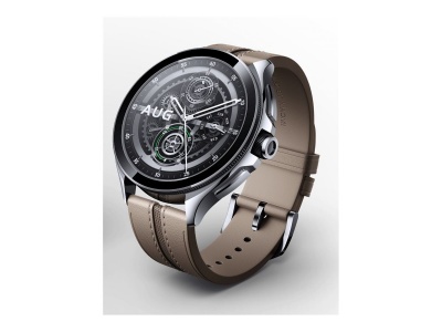 Xiaomi Watch 2 Pro - Bluetooth® Silver Case with Brown Strap Xiaomi