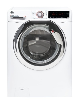Hoover H3WS437TAMCE/1-S Washing Machine, A, Front loading, Washing 7 kg, 1300 RPM, White Hoover