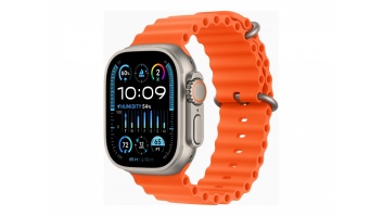 Apple Watch Ultra 2 GPS + Cellular, 49mm Titanium Case with Orange Ocean Band Apple
