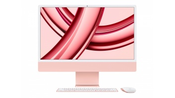 Apple iMac 24” 4.5K Retina, Apple  M3 8C CPU, 10C GPU/8GB/256GB SSD/Pink/SWE Apple