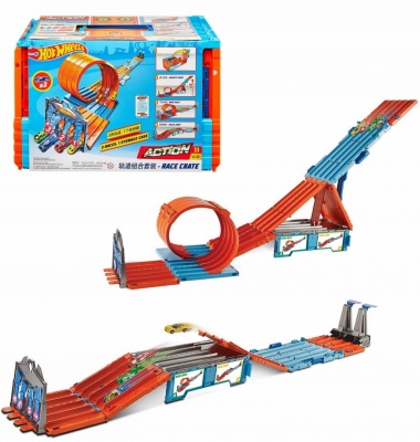 Mattel — Hot Wheels Track Builder Race Crate