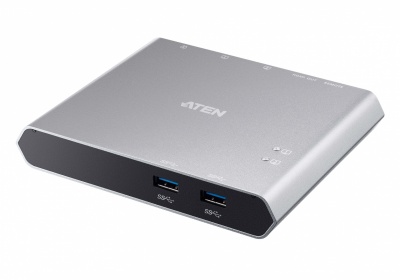 Aten US3310-AT 2-Port USB-C Dock Switch with Power Pass-through Aten