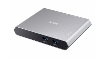 Aten US3310-AT 2-Port USB-C Dock Switch with Power Pass-through Aten
