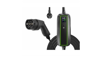 Green Cell EV16 GC EV PowerCable 3.6kW Schuko Type 2 mobile charger for charging electric cars and Plug-In hybrids 10/16 A 6.5 m