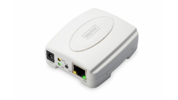 Digitus USB Print Server, 1-Port 1x RJ45, 1x USB A, USB 2.0 DN-13003-2 White