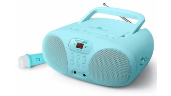 Muse MD-203 KB Portable Sing-A-Long Radio CD Player, Blue Muse