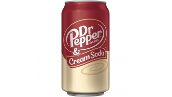 Atsvaidzinošs gāzēts dzēriens DR. PEPPER (CREAM SODA), 355ml