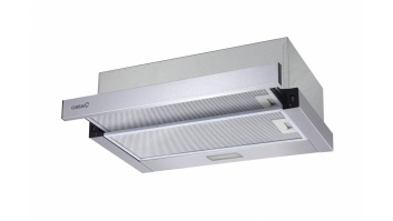 CATA TFB-5160 X Hood, Energy efficiency class C, Width 59.5 cm, Max 297 m³/h, Mechanical control, LED, Stainless steel CATA