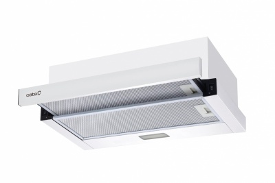 CATA TFB-5160 WH Hood, Energy efficiency class C, Width 59.5 cm, Max 297 m³/h, Mechanical control, LED, White CATA